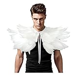 keland Gothic Feder Achselzucken Schal Poncho Halloween Party Kostüm...