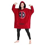 Marvel Übergroße Hoodie Decke Herren Kapuzenpullover Avengers...