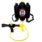 Brigamo 18318 - Deutsche Feuerwehr Spritze Wasserpistole mit Tank...