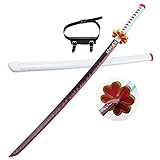 YYDP Demon Slayer Kanroji Mitsuri Samurai Schwert Holz, Holzschwert...