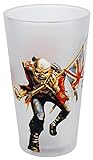 Iron Maiden Trooper Unisex Bierglas weiß Glas 0,5 l Alkohol & Party,...