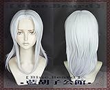 Anime The Dragon Prince Rayla Perücke, 60 cm, Silber-Wei?, gelockt,...