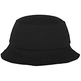 Flexfit Unisex Cotton Twill Bucket Hat M tzen, Schwarz,...