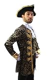 Kostüm Edelmann Pirat Kapitän Barock Herren Gr. 52 Pirate, Nobleman