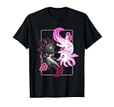 Axolotl Yin Yang Plüschtier Kirschblüte für Mädchen und Jungen...