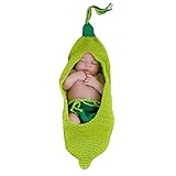 URFEDA Baby Fotokleidung Erbse Set Neugeboren Fotografie Requisiten...