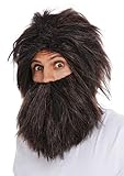 WIG ME UP - 6090A+B-P1-P68A-P30 Perücke Bart Set Herren Karneval Wild...