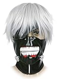 Ken Kaneki Maske und Perücke | Cosplay Set für Tokyo Ghoul Fans