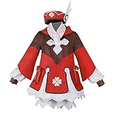 6PCS Anime Genshin Impact Klee Halloween Karneval Cosplay Kostüm...