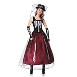 HOOLAZA Frauen Skeleton Vampire Corpse Ghost Bride Costume Cosplay...