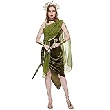 EraSpooky Medusa Kostüm für Erwachsene, Damen, Halloween, Karneval,...