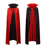 BNGXR vampir umhang erwachsene, 150 cm dracula kostüm erwachsene...