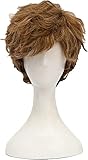 The Crimes of Grindelwald Newt Scamander Cosplay Perücke kurze braune...