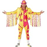 Morph Lizensiert Klassik WWE Macho Man Randy Savage Gelb Karneval...