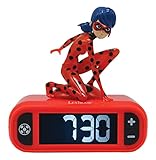 Lexibook, Miraculous Ladybug Cat Noir, Digitalwecker mit Nachtlicht,...