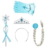 Amacoam Set 4 Stück Eiskönigin ELSA Zubehör Set Verkleidung...