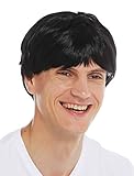 WIG ME UP - 2232-ZA103 Perücke Karneval Halloween Herren kurz glatt...