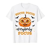 Lustiges Lehrer Halloween Kostüm Hocus Pocus Everybody Focus T-Shirt