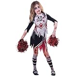 amscan Kinderkostüm Zombie Cheerleader Kostüm Halloween High School...