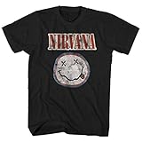 T-Shirt # L Unisex Black # Distressed Logo