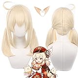 Lshpresx Klee Perücke Cosplay Kostüm Perücken Spiel Synthetic Hair...