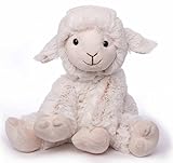 Inware 5912 - Kuscheltier Schaf Beo, Creme, sitzend, 19 cm,...