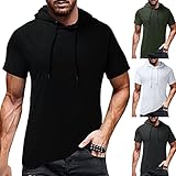 Sport Shirt Männer Gym 3XL V Ausschnitt Long Tee Weisse Sport Gym...