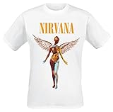 Nirvana In Utero Männer T-Shirt weiß M 100% Baumwolle Band-Merch,...
