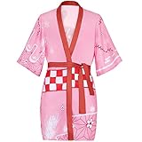 IamaCos Demon Slayer Kimono Bathrobe Kamado Nezuko Agatsuma Zenitsu...