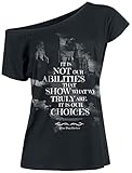 Harry Potter Choices Frauen T-Shirt schwarz XL 100% Baumwolle...