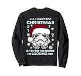 Star Wars Trooper Find The Droids For Christmas Text Sweatshirt