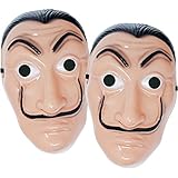 Selldorado® 2X Maske Kostüm - Haus des Geldes Verkleidung casa del...