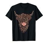 Schottisches Hochlandrind Highland Cattle Geschenk Landwirt T-Shirt