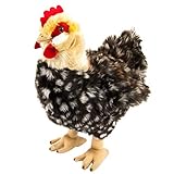 Teddys Rothenburg Kuscheltier Henne Hilde 37 cm grau/braun Huhn mit Ei...