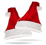 TK Gruppe Timo Klingler 2er Samt Weihnachtsmütze Nikolausmütze...