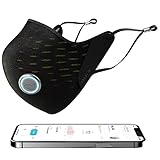 AIRPOP Active+ Halo Gesichtsmaske Wiederverwendbar & Waschbar, Sensor...