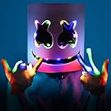 Hereneer DJ LED-Maske, Musikfestival Leuchten Maske, Karneval LED...