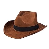Boland 04089 - Erwachsenen Hut Adventure, Braun, Cowboy, Western,...