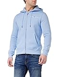 Tommy Hilfiger Herren Hoodie mit Reißverschluss Tommy Logo Zipper,...