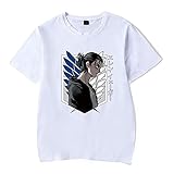 Anime Attack on Titan T-Shirts Eren Jaeger Print T-Shirts Eren...