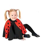 KarnevalsTeufel Kinderkostüm Cape Käfer, Marienkäfer-Optik,...