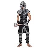 Snailify Werwolf Kostüm Erwachsene Männer Viking Wolf Halloween...