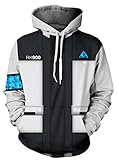 QYIFIRST Unisex 3D Druck Anime Kapuzen Hoodie Sweat Hoody Hoodie...