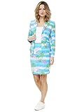 OppoSuits Damen Anzüge mit bunten Prints - Komplettes Set mit...