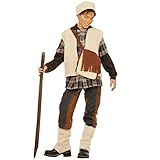Widmann - Kinderkostüm Schafhirte, Plüschweste, Tasche, Gamaschen,...