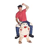 Morph Neu Huckepack Tragen Witzig Kostüm Unisex - Fetter Stripper...