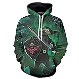 COMING Zelda Cosplay Kostüm Breath of The Wild Link Hoodie...