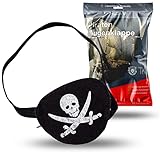 TK Gruppe Timo Klingler Piratenklappe Augenklappe für Pirat Kostüm...
