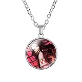 ALINSAM Demon Slayer-AnhäNger-Halskette FüR Kamado Nezuko, Kimetsu...