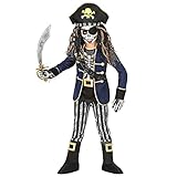 Widmann - Kinderkostüm Skelett Piraten-Kapitän, Mantel mit Hemd,...